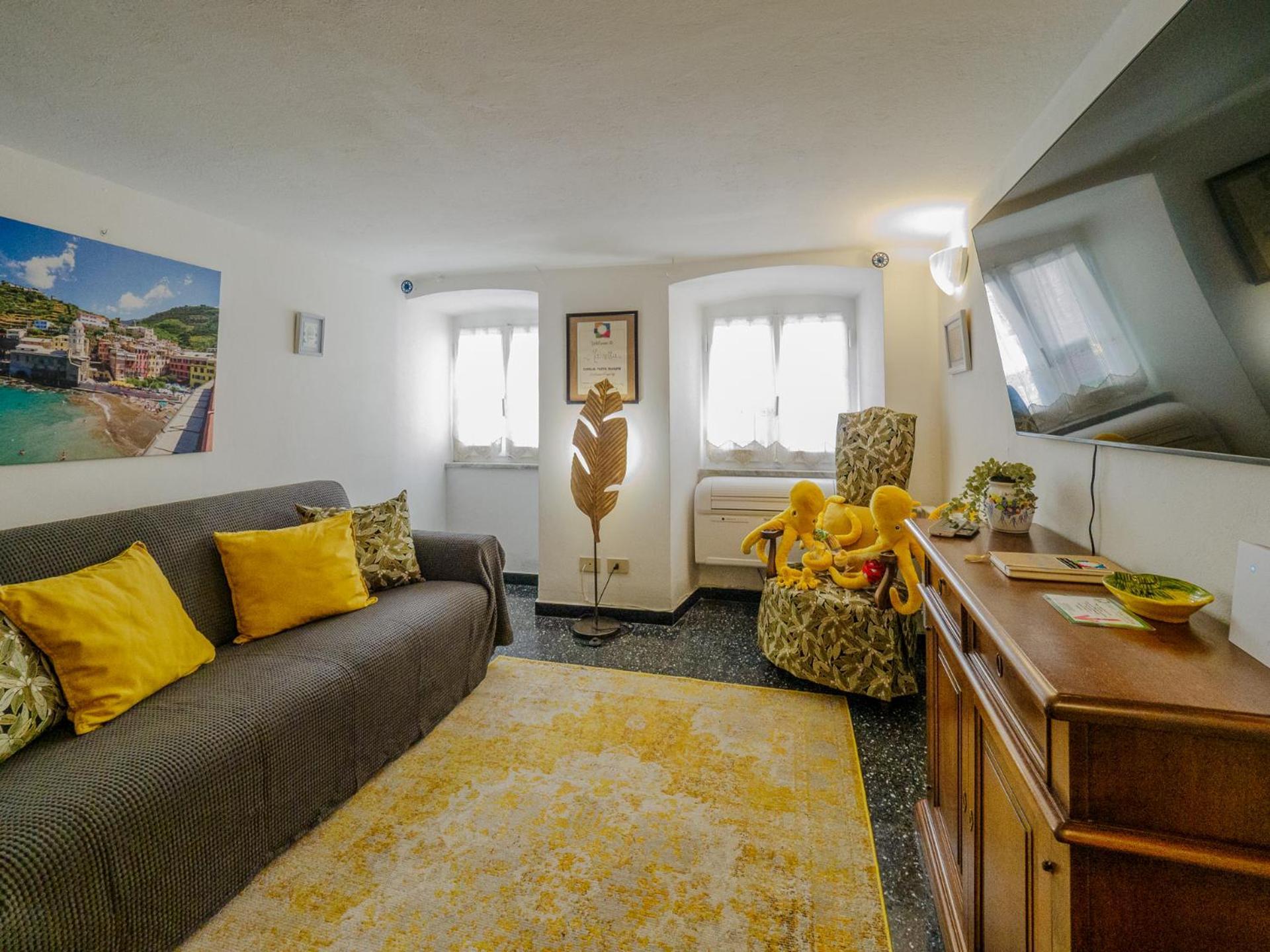 Mainetta Sea View Apartment With Ac Vernazza Zewnętrze zdjęcie