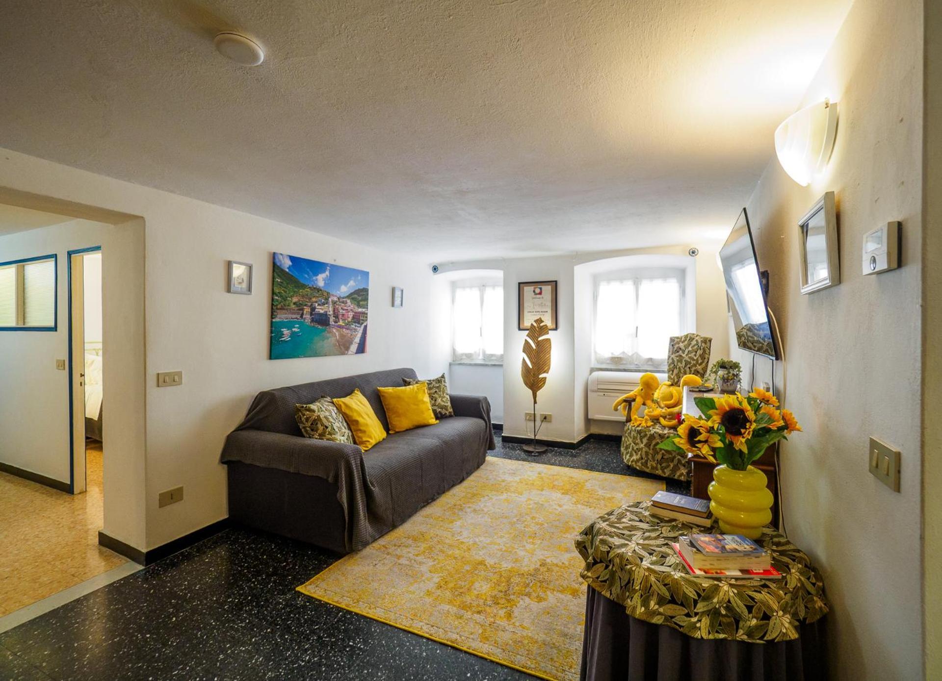 Mainetta Sea View Apartment With Ac Vernazza Zewnętrze zdjęcie